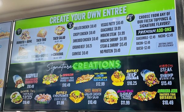 Menu photo 2 Bubbakoo's Burritos Lake Mary, FL