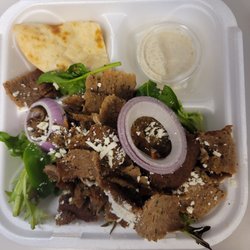 Eat Greek Express - Greek salad, definitely not a $14.00 portion
