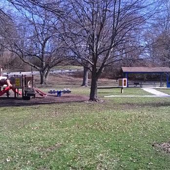 Bluff Road Park - Shelter and playground and half court basketball (not pictured) - Parks Near Me - Indianapolis, Indiana