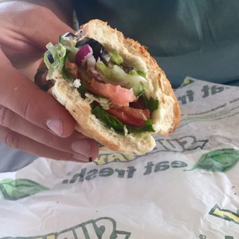Subway - Other Subway locations take note: This is how a Veggie Sub should be made. - Sandwiches Near Me - Marion, Indiana
