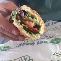 Other Subway locations take note: This is how a Veggie Sub should be made.
