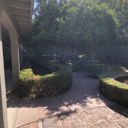 Angel Care Home - Back courtyard area