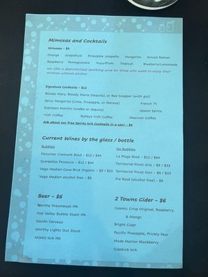 Menu photo 2 Mimosas Coburg, OR