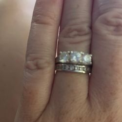 Collins Custom Jewelers - We added 2 diamonds to my engagement solitaire