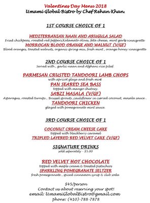 Menu photo 7 Umami Global Bistro Catonsville, MD