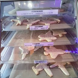 Jet fighter cookies