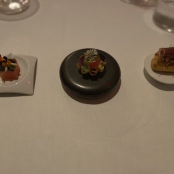 The Dining Room at Victoria & Albert’s - First course - New American Near Me - Lake Buena Vista, Florida The Dining Room at Victoria & Albert’s - First course - New American Near Me - Lake Buena Vista, Florida