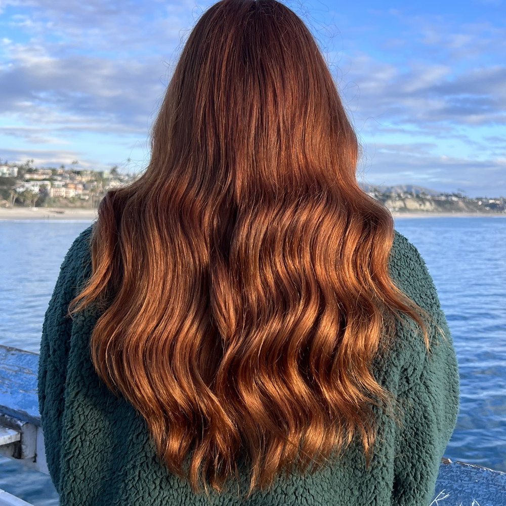 Legends Ladera Salon - Copper hair color, cut and style by Erin! - Hair Salons Near Me - Ladera Ranch, California