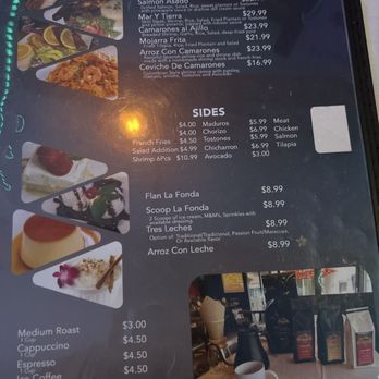 Sabores Restaurant - Menu - Colombian Near Me - Orange, Connecticut