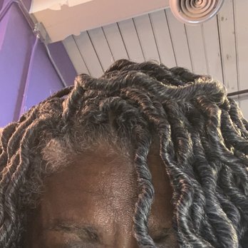 Divine Destiny Creations - My hair is braided in small cornrows and synthetic locs are installed using a specific hair crochet tool. - Hair Salons Near Me - Syracuse, New York Divine Destiny Creations - My hair is braided in small cornrows and synthetic locs are installed using a specific hair crochet tool. - Hair Salons Near Me - Syracuse, New York