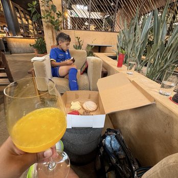 Mezquite - Mimosa with Pullman Market pan dulce - Cocktail Bars Near Me - San Antonio, Texas Mezquite - Mimosa with Pullman Market pan dulce - Cocktail Bars Near Me - San Antonio, Texas