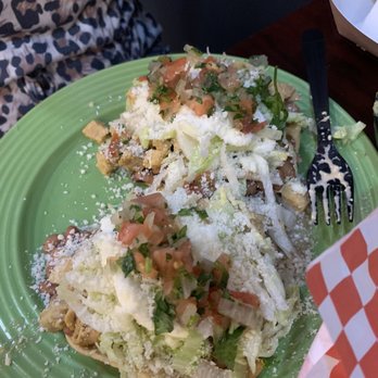 No manches que rico - 2 Pollo Tostada - Tacos Near Me - Miami, Florida No manches que rico - 2 Pollo Tostada - Tacos Near Me - Miami, Florida