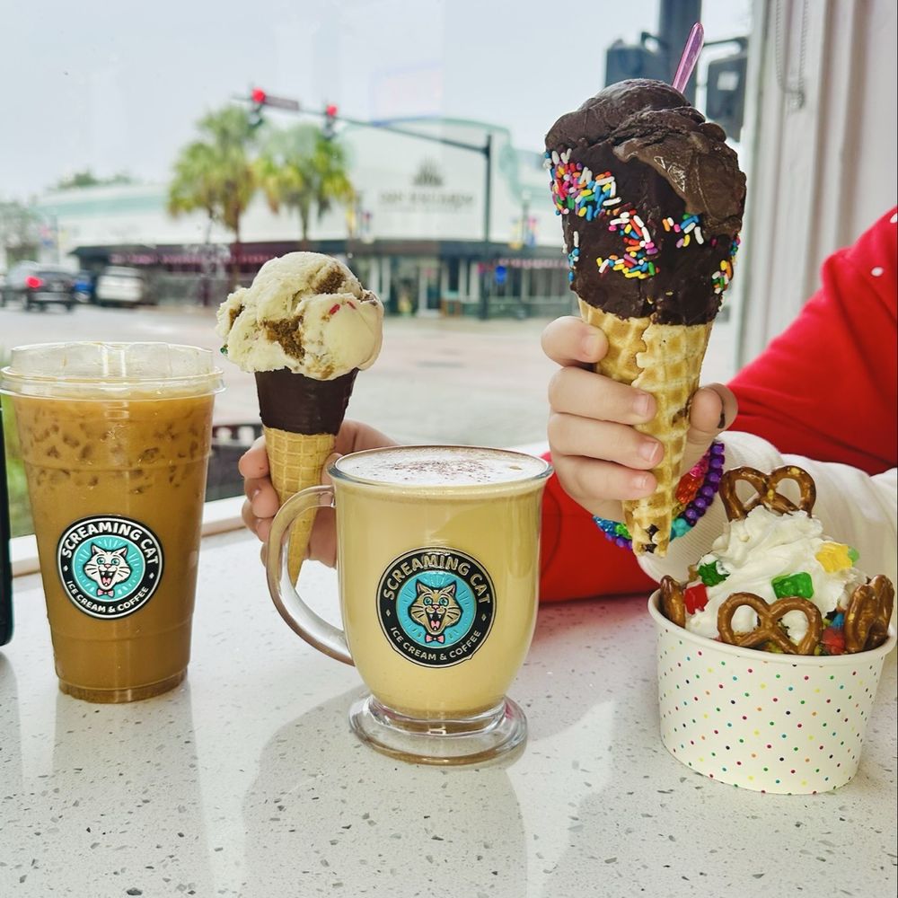 Screaming Cat Ice Cream & Coffee - Coffee & Tea Near Me - Jacksonville, Florida Screaming Cat Ice Cream & Coffee - Coffee & Tea Near Me - Jacksonville, Florida