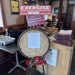 George's Pastaria - Truths at the hostess stand