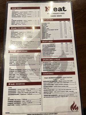 Menu photo 6 Neat Buffalo, NY