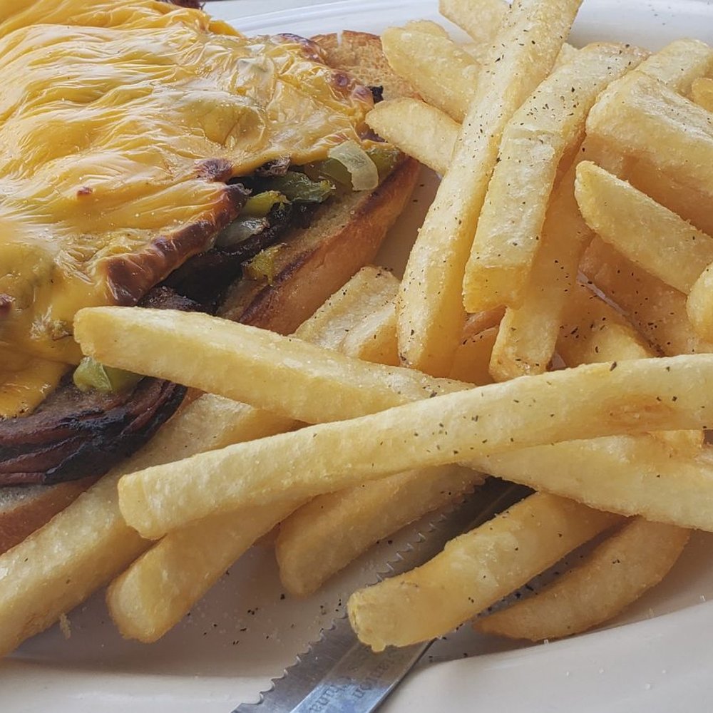 Spinning Wheel Diner - Cheese Steak and Fries. Meh. - Diners Near Me - Whitehouse Station, New Jersey