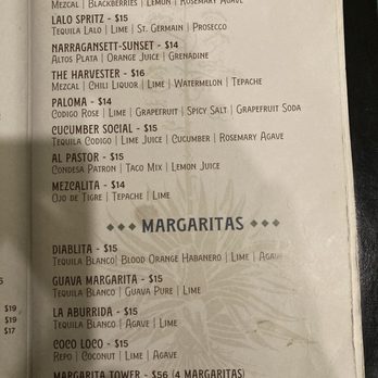 Agave Social - Drink menu - Mexican Near Me - Narragansett, Rhode Island Agave Social - Drink menu - Mexican Near Me - Narragansett, Rhode Island