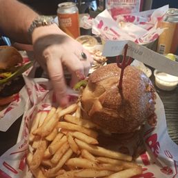 Wagyu delish! Birthday burger:-) Wagyu delish! Birthday burger:-)