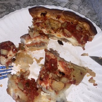 Giordano's - Bug in pizza. - Pizza Near Me - Chicago, Illinois Giordano's - Bug in pizza. - Pizza Near Me - Chicago, Illinois