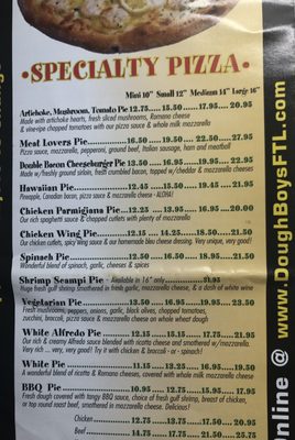 Menu photo 5 DoughBoys Fort Lauderdale, FL