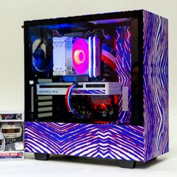 Pc Plug - PC Plug Custom Gaming PC - Buffalo themed vinyl wrap