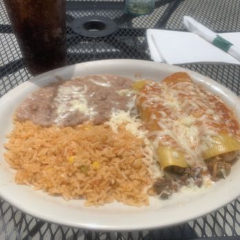 Los Abuelos Mexican Grill - $9.99 lunch special... Beef and Chicken enchiladas with beans and rice... chips and salsa with a Coca Cola all under $10 !!!! - Mexican Near Me - Marietta, Georgia Los Abuelos Mexican Grill - $9.99 lunch special... Beef and Chicken enchiladas with beans and rice... chips and salsa with a Coca Cola all under $10 !!!! - Mexican Near Me - Marietta, Georgia