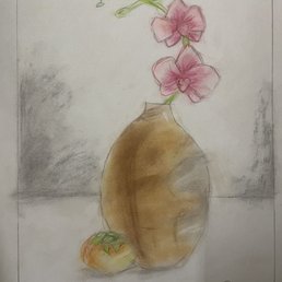 First day of class work! For reference a quarter would be around the size of the S in her signature.