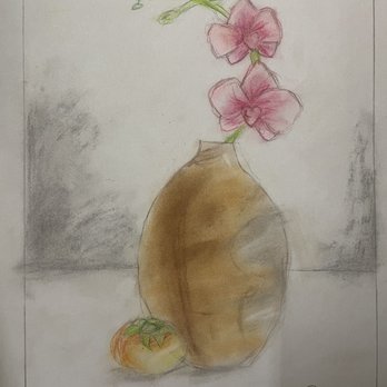 Drawn2Art - Montrose - First day of class work! For reference a quarter would be around the size of the S in her signature. - Art Schools Near Me - Montrose, California