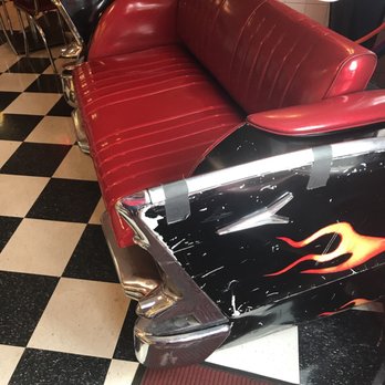 Little Anthony's Diner - 57 Chevy sofa - American Near Me - Tucson, Arizona Little Anthony's Diner - 57 Chevy sofa - American Near Me - Tucson, Arizona