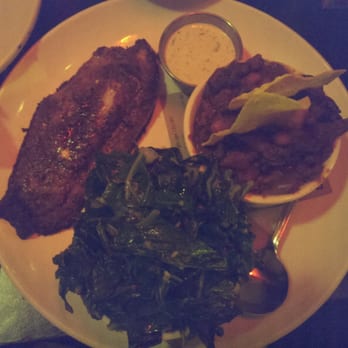 Handlebar - Blackened catfish with greens and chili - Vegetarian Near Me - Chicago, Illinois