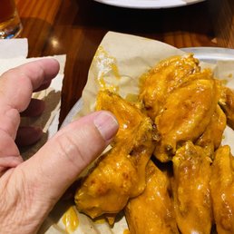 Comparison...these wings are small