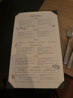 Menu photo 1 Predalina Tampa, FL Menu photo 1 Predalina Tampa, FL
