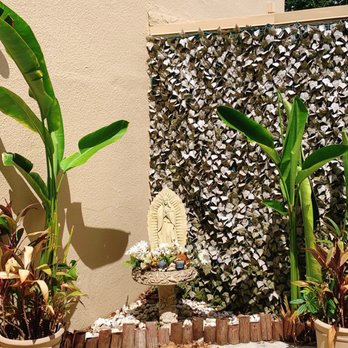 La Reyna - Authentic Mexican Cuisine - Virgen of Guadalupe, in the alley next to the restaurant - Mexican Near Me - Cooper City, Florida La Reyna - Authentic Mexican Cuisine - Virgen of Guadalupe, in the alley next to the restaurant - Mexican Near Me - Cooper City, Florida