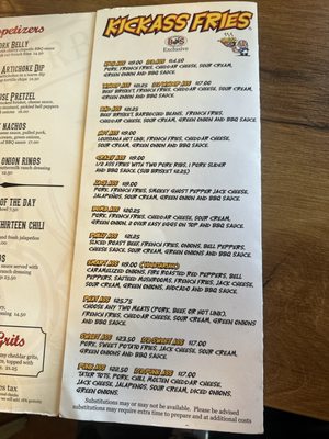 Menu photo 2 BJ's Nevada Barbecue Sparks, NV