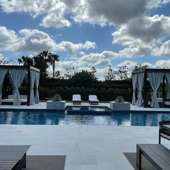 Aquafresh Pools & Spa - Custom resort-style swimming pool with pergolas and spacious outdoor living area by Aquafresh Pools & Spa. - Pool & Hot Tub Service Near Me - Pompano Beach, Florida Aquafresh Pools & Spa - Custom resort-style swimming pool with pergolas and spacious outdoor living area by Aquafresh Pools & Spa. - Pool & Hot Tub Service Near Me - Pompano Beach, Florida