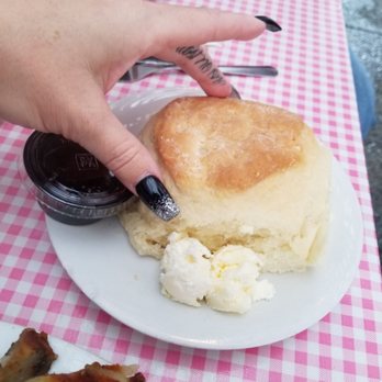 Sax's Joint - The biscuit, its so big! Fresh and yummy!! - Breakfast & Brunch Near Me - Petaluma, California Sax's Joint - The biscuit, its so big! Fresh and yummy!! - Breakfast & Brunch Near Me - Petaluma, California