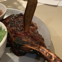 Spanish Garden Steak House - Dry aged rib on the bone