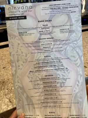Menu photo 2 Nirvana Kitchen & Wine Bar Vernon Hills, IL Menu photo 2 Nirvana Kitchen & Wine Bar Vernon Hills, IL