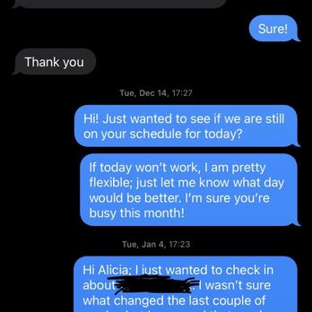 Mendoza's Cleaning - Text history - Home Cleaning Near Me