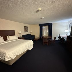 Holiday Inn Express Deforest - Hotel room with king size bed
