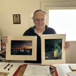 The photographer and volunteer