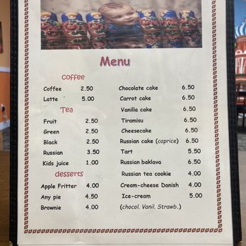 Alissa's Russian House - the menu - Coffee & Tea Near Me - Billings, Montana Alissa's Russian House - the menu - Coffee & Tea Near Me - Billings, Montana