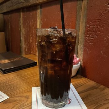 Saltgrass Steak House - a tall glass of soda - Steakhouses Near Me - Lafayette, Louisiana