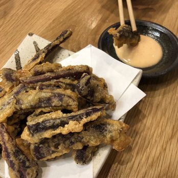 Futago Udon - Purple Sweet Potato Tempura - Japanese Near Me - Boston, Massachusetts Futago Udon - Purple Sweet Potato Tempura - Japanese Near Me - Boston, Massachusetts