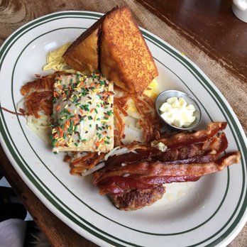 Ted's Bulletin 14th - The Big Mark Breakfast with corn bread and a brown sugar tart. - Breakfast & Brunch Near Me - Washington, DC, District of Columbia Ted's Bulletin 14th - The Big Mark Breakfast with corn bread and a brown sugar tart. - Breakfast & Brunch Near Me - Washington, DC, District of Columbia