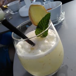 Restaurant La Plancha - Ginger Thaï : Havana 3 ans d'âge, jus de citron vert, sucre de canne et gingembre frais