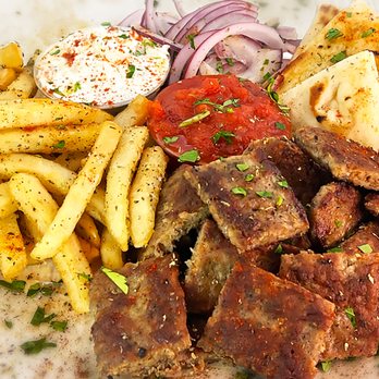 Greek Gyro - a plate of meat and fries - Wraps Near Me - Attleboro, Massachusetts Greek Gyro - a plate of meat and fries - Wraps Near Me - Attleboro, Massachusetts