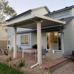 a patio with a patio cover a patio with a patio cover