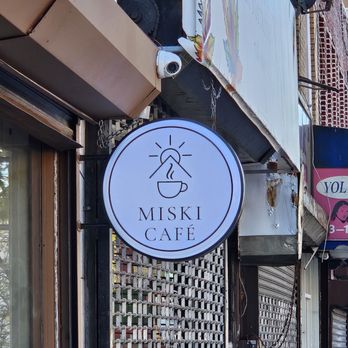 Miski Cafe - Definitely look for this sign! - Coffee & Tea Near Me - Brooklyn, New York