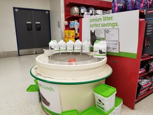 refillable litter at petco